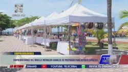 La Ceiba's Reynaldo Canales Pier entrepreneurs prepare to welcome tourists