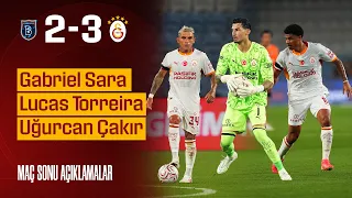 🎙️ Post-match comments from Gabriel Sara, Uğurcan Çakır, and Lucas Torreira #İBFKvGS
