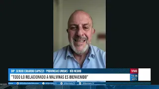 “Everything related to the Malvinas is welcome,” Sergio Capozzi on DTV