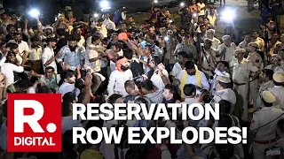 'Reservation Hatao' Protest: Crowd Swells At Delhi's Jantar Mantar, Several Detained; RAF Deployed