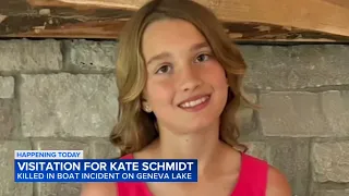 Visitation held for 10-year-old Kate Schmidt killed in Geneva Lake boat capsizing