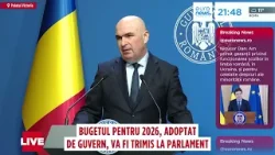 Guvernul a adoptat bugetul pentru 2026. Salariul minim crește de la 1 iulie