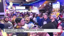Fans, former olympian rally in KC, celebrating Team USA hockey wins