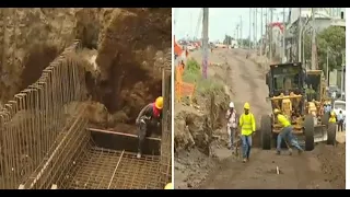 Drainage works on Héroes de la Insurrección highway exceed 72% progress in Managua