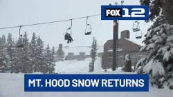 Snow returns to Mt. Hood, boosts local businesses