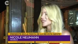 Maru Botana y Nicole Neumann en la fiesta de revista Gente