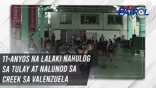 11-anyos na lalaki nahulog sa tulay at nalunod sa creek sa Valenzuela | TV Patrol