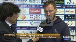 Pescara - Ostiamare 2-0 91st Minute, D'Antoni: "Dubious sending-off that cost us"