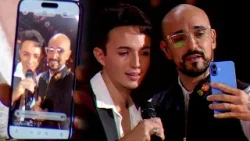 La rompió cantando y Abel Pintos le pidió una video selfie para sus redes
