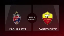 L'Aquila 1927 vs. Santegidiese LIVE AND FREE-TO-AIR ON RETE8 - Sunday, October 11 at 3:00 PM (Promo)