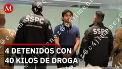 4 arrested with 40 kilos of drugs at Mexico City International Airport