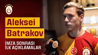 🎙️ First comments from our new signing Aleksei Batrakov after his signing ceremony 👇