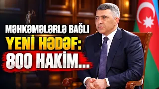 İnam Kərimov hakimlərlə bağlı danışdı: "100 min nəfərə 7 hakim..." | APA TV