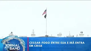 US-Iran ceasefire in crisis following airstrikes | Jornal da Band