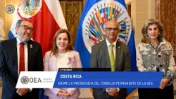 OEA News: Costa Rica asume la Presidencia del Consejo Permanente de la OEA. 6 de abril de 2026.