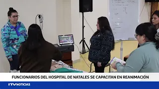 Hospital de Natales capacita a 60 funcionarios en reanimación avanzada y soporte vital
