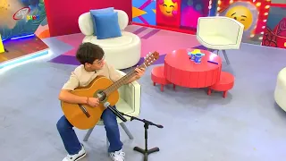 Listen to our friend play the guitar with the hymn "Jesus, You Are My God" 🎸✝️❤️