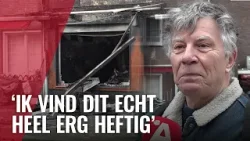 Winkel volledig verwoest door explosie in Maasstraat