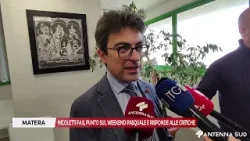 07 APRILE 2026 - MATERA: NICOLETTI FA IL PUNTO SUL WEEKEND PASQUALE E RISPONDE ALLE CRITICHE