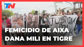 Familiares y amigos de Aixa, la joven que encontraron muerta en Tigre, marchan para pedir justicia