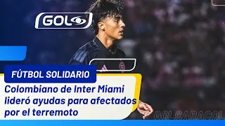 Alex Shaw, the Inter Miami Colombian who led the aid drive for earthquake victims