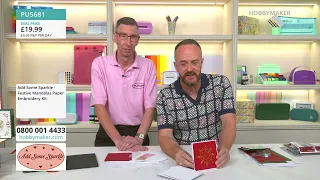 27/09/2026 HobbyMaker Live - Add Some Sparkle,Hunkydory,Tonic Studios &  Crafter's Companion