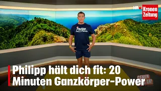 Philipp bewegt am Mittwoch, 19.08.: 20 Minuten Ganzkörper-Power
