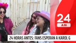 Karol G desata euforia: fans acampan 24 horas antes del concierto | 24 Horas TVN Chile