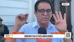 Trujillo: Obreros ediles reclaman bonos Trujillo: Obreros ediles reclaman bonos