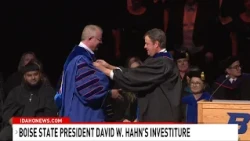Boise State formally invests President David Hahn at Morrison Center