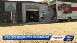 Family recovers belongings after moving company abandoned items in Kansas warehouse