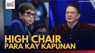 High chair para kay Kapunan, natatawang bilin ni Escudero sa clerk of court | GMA News