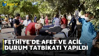 DISASTER AND EMERGENCY DRILL HELD IN FETHIYE