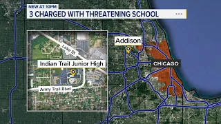 3 teenage girls charged for making threats against junior high school in west suburbs, police say