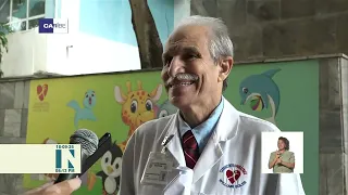 President Díaz-Canel visited the William Soler Pediatric Cardiology Center