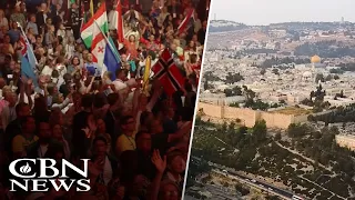 Christians Flood Jerusalem for Biblical Feast of Tabernacles