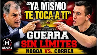 🚨 “Noboa cruzó la línea” — Organización internacional alerta por amenazas contra Correa