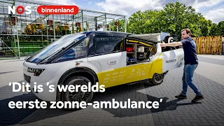 Joining the solar ambulance, designed for healthcare in remote locations