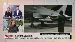 Νίκος Χριστοδουλίδης: Στο στόχαστρο ιρανικών drones η βρετανική βάση στο Ακρωτήρι