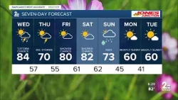 Новости WMAR-2. Дилан Робишо. Погода во вторник вечером.