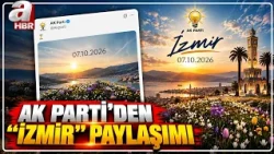 AK Parti'den "İzmir" Paylaşımı! Cemil Tugay Rozeti Takıyor Mu? | A Haber