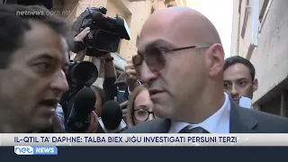 Il-Qtil ta' Daphne: Talba biex jiġu investigati persuni terzi