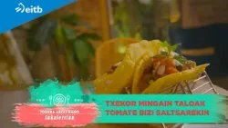 JOSEBA ARGUIÑANO SUKALERRIAN: Txekor mingain taloak tomate bizi saltsarekin