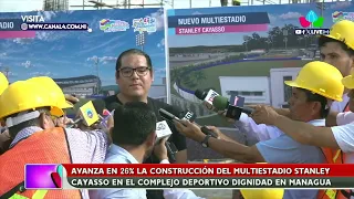 ⚾ This is the progress of the new Stanley Cayasso Multi-Stadium in Managua 🏗️ (2026)