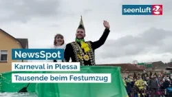 NewsSpot: Karneval in Plessa - Tausende beim Festumzug