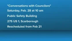 Scarborough residents can chat with councilors this weekend