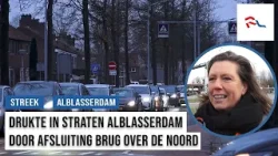 Brug over de Noord afgesloten: drukte op de weg en bij waterbus