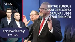 TikTok blokuje treści Grzegorza Brauna i jego zwolenników | SPRAWDZAMY