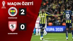 Maç Özeti | Fenerbahçe 2 - 0 Samsunspor | Turkcell Süper Kupa Yarı Finali