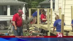Windsor students build a ramp for 100-year-old homeowner